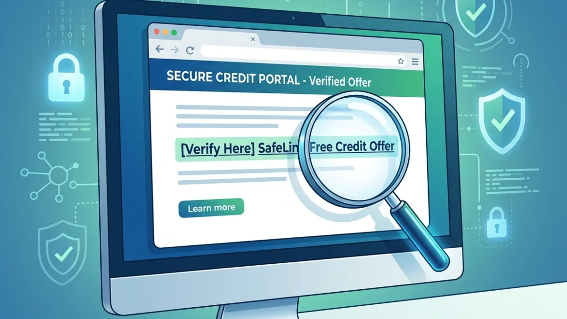 How to Verify a Safe Link Free Credit Before You Sign Up